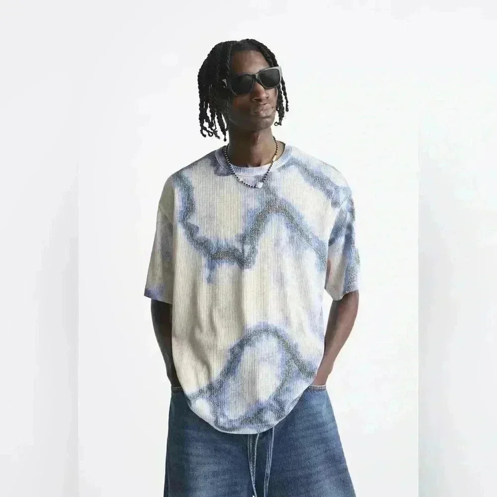 Zara Knit Tie Dye Print Tshirt